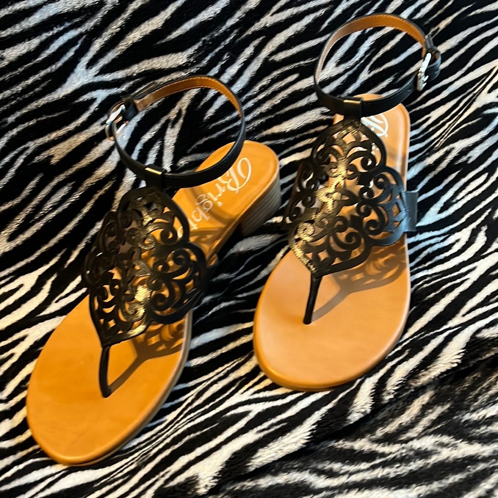 Brighton Lina Black sandals